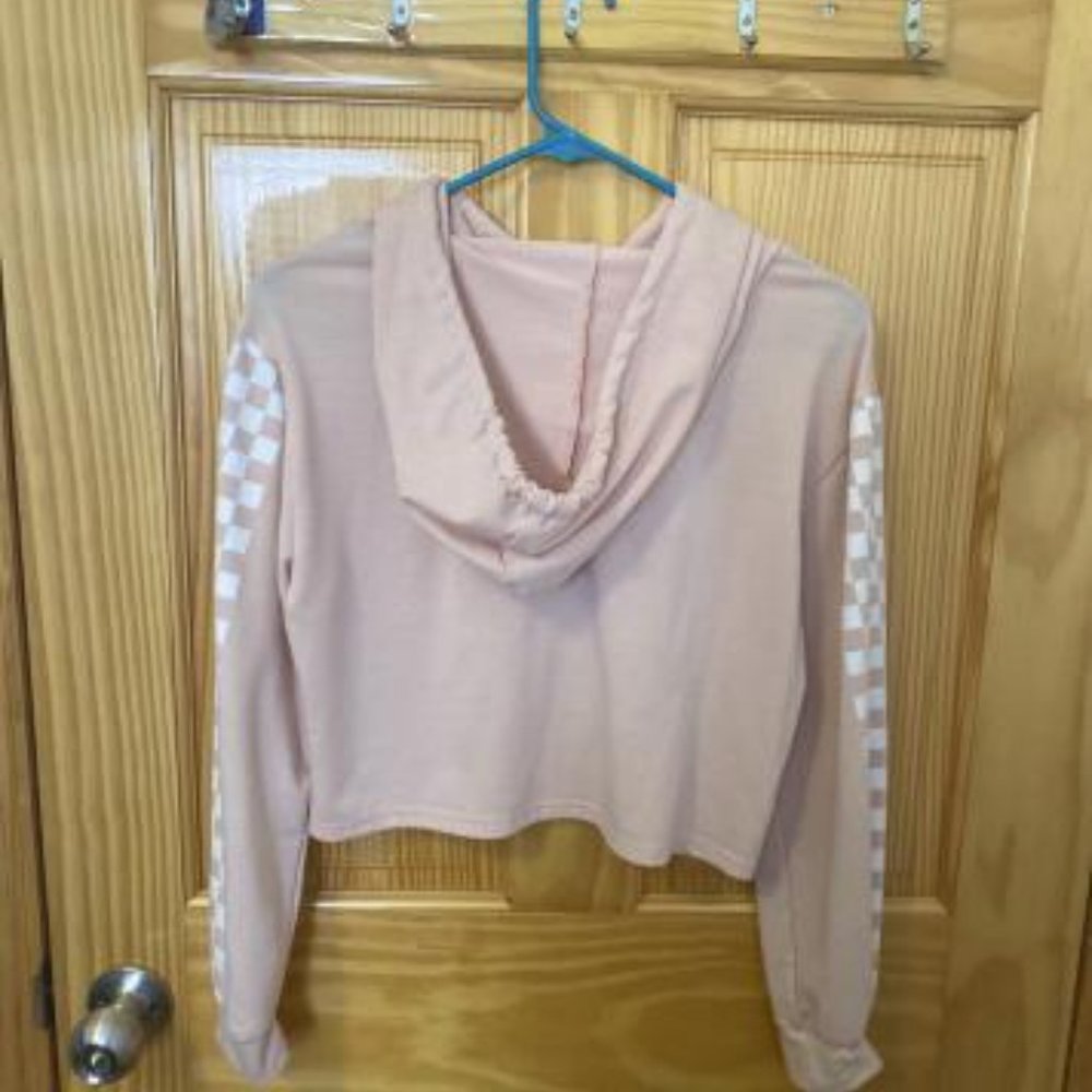 Pink Cropped Hoodie - Picture 2 of 2